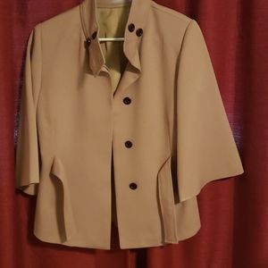 Blazer with bell/ wide sleeves